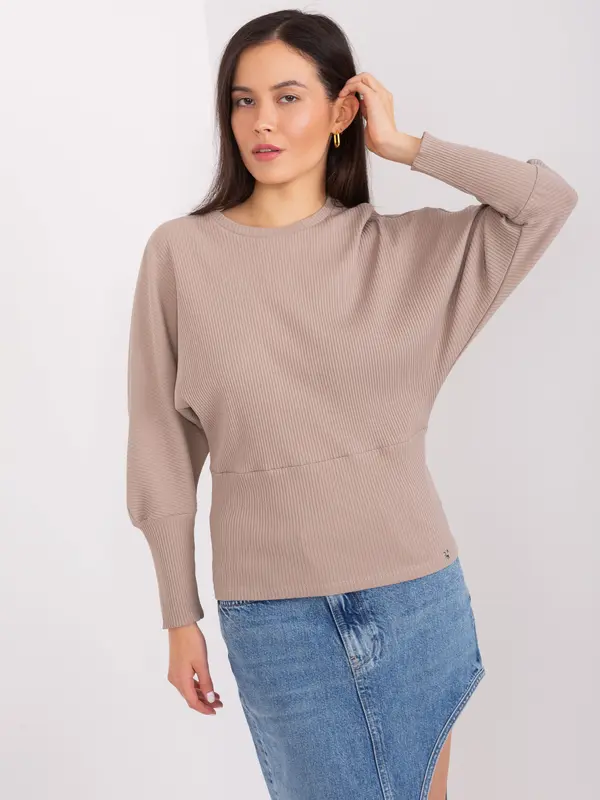 BASIC Feel Good Blouse-RV-BZ-9208.55-dark beige