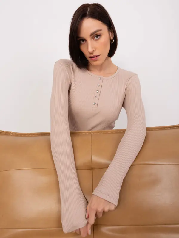 BASIC Feel Good Blouse-RV-BZ-9211.94P-beige