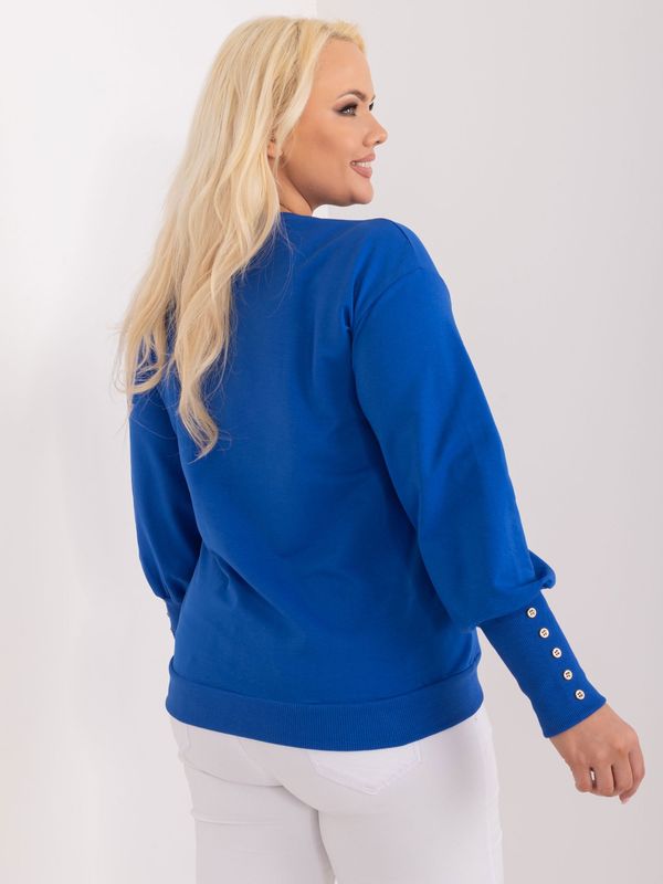 RELEVANCE Blouse-RV-BZ-9227.33X-Cobalt