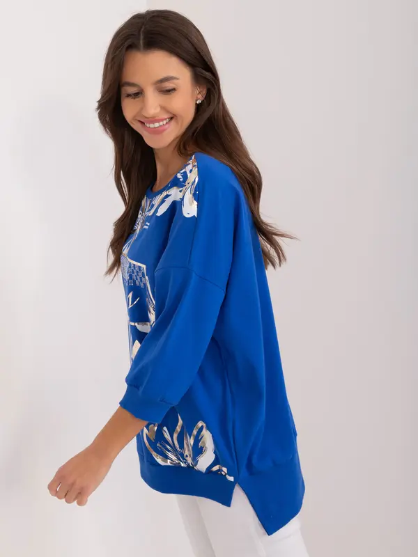 RELEVANCE Blouse-RV-BZ-9421.99-Cobalt
