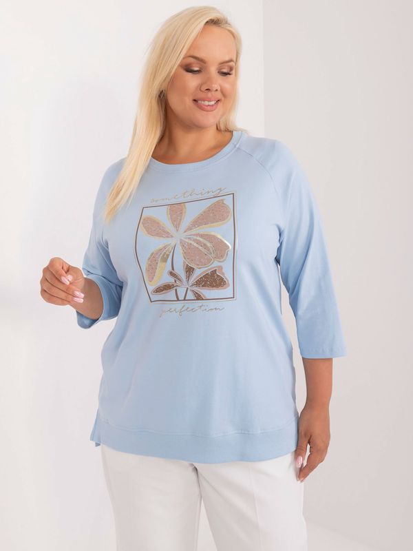 RELEVANCE Blouse-RV-BZ-9439.60-light blue