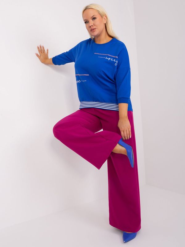RELEVANCE Blouse-RV-BZ-9446.39-Cobalt