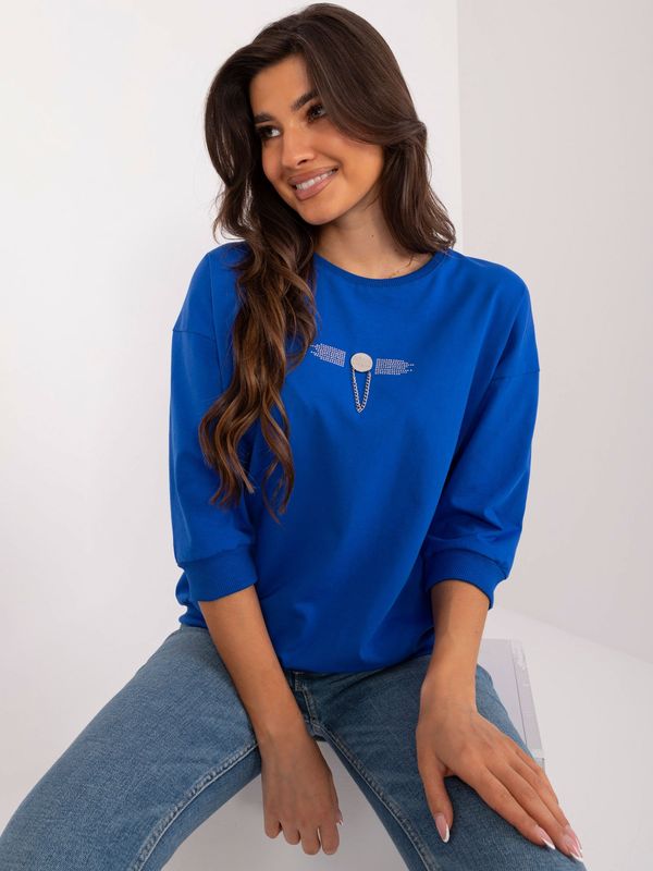 RELEVANCE Blouse-RV-BZ-9582.03X-Cobalt