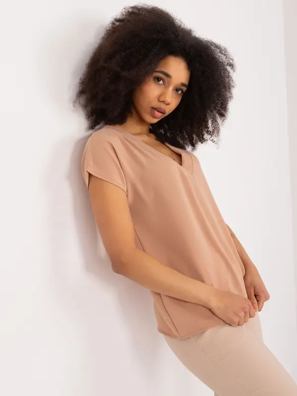BASIC Feel Good Blouse-RV-BZ-9645.29-camel