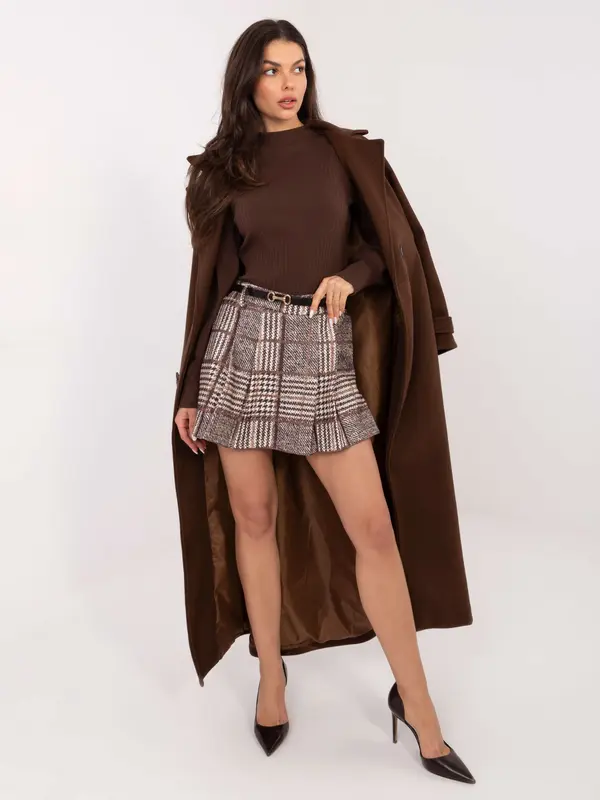 RUE PARIS Blouse-RV-BZ-A1053.50-dark brown