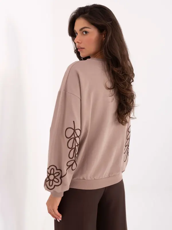 RELEVANCE Blouse-RV-BZ-A175.02-dark beige