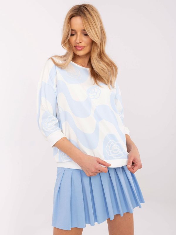 RELEVANCE Blouse-RV-BZ-A285.24-white-blue