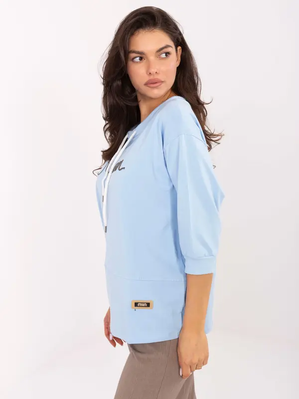 RELEVANCE Blouse-RV-BZ-A785.58-light blue