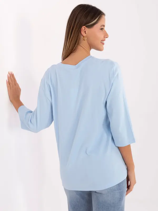 RELEVANCE Blouse-RV-BZ-A804.05P-light blue