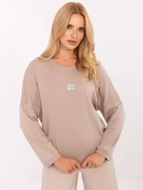RELEVANCE Blouse-RV-BZ-A823.49-dark beige