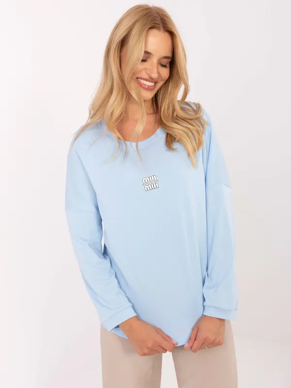 RELEVANCE Blouse-RV-BZ-A823.49-light blue