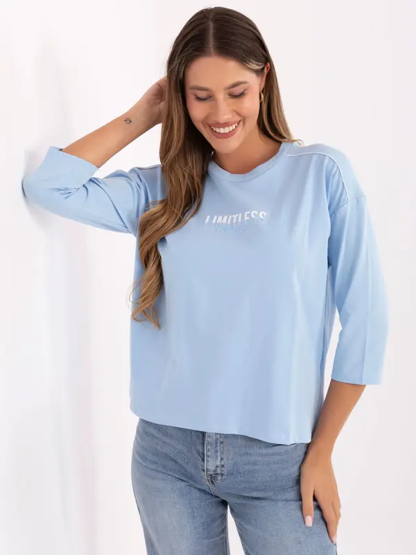 RELEVANCE Blouse-RV-BZ-A826.89-light blue