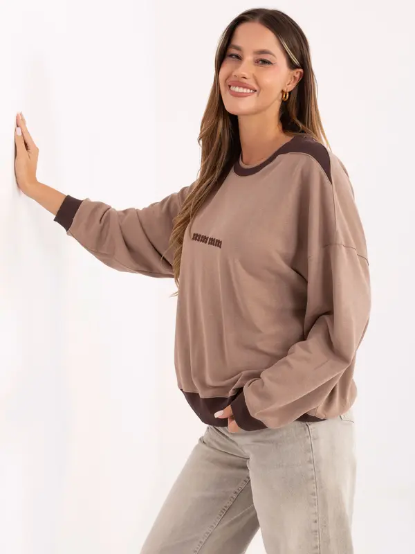 RELEVANCE Blouse-RV-BZ-A878.51-dark beige