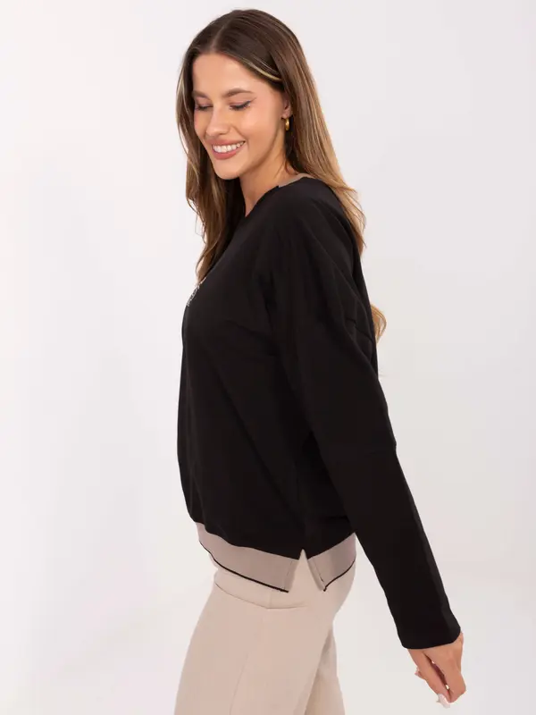 RELEVANCE Blouse-RV-BZ-A907.08P-black