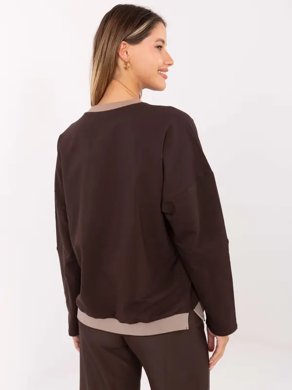 RELEVANCE Blouse-RV-BZ-A907.08P-dark brown