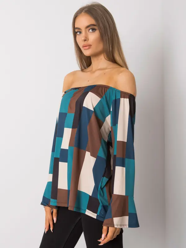 Och Bella Blouse-TW-BZ-BI-2486-2.83P-sea