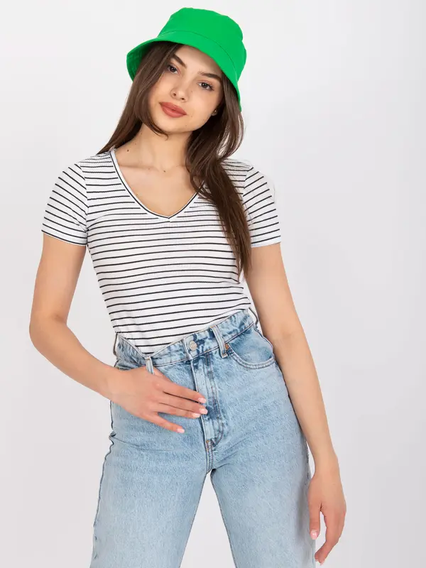 Och Bella Blouse-TW-BZ-BL-005.39X-white-black