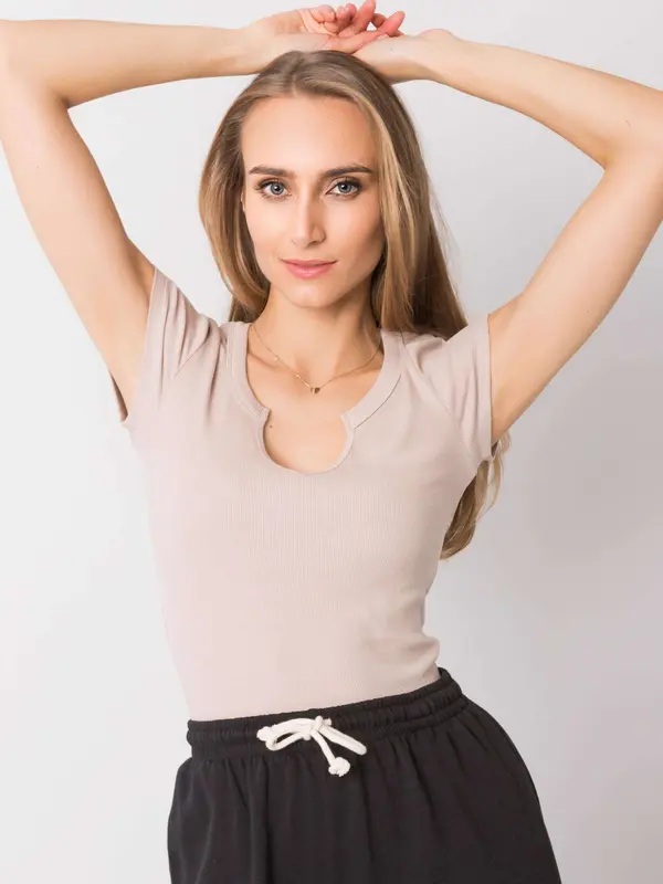 Och Bella Blouse-TW-BZ-OB012.30-beige