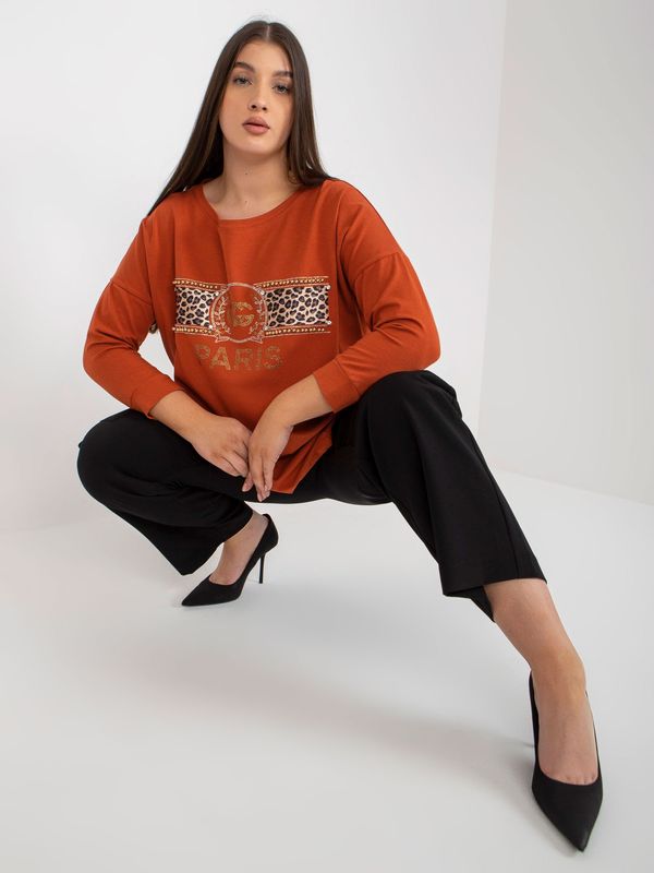 VITON Blouse-VI-BZ-2901.49P-dark orange