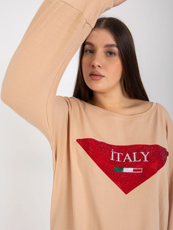 Vikki Blouse-VI-BZ-2911.82P-dark beige