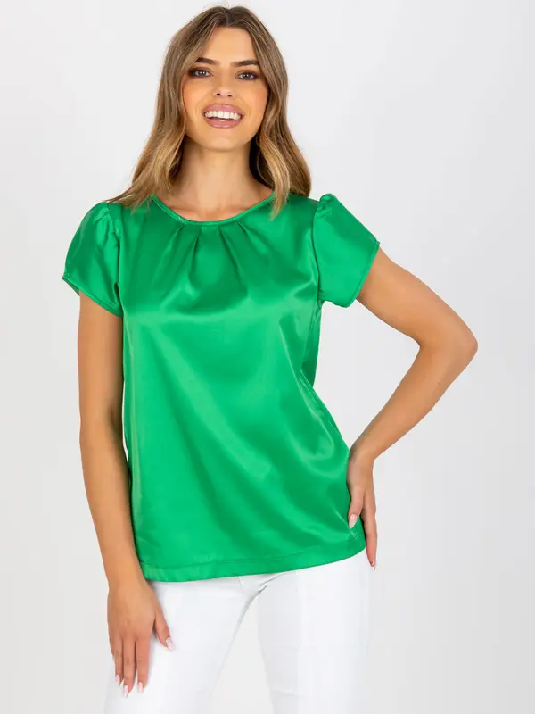 RUE PARIS Blouse-WN-BZ-2035.11P-green