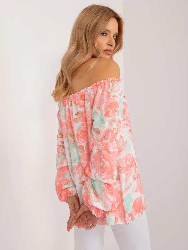 RUE PARIS Blouse-WN-BZ-8281.22-peach