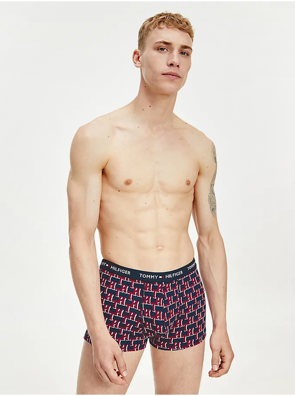 Tommy Hilfiger Underwear Blue and red patterned boxers Tommy Hilfiger Underwear