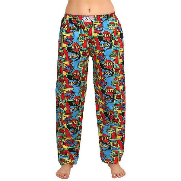 STYX Blue and red patterned sleeper pants Styx boom