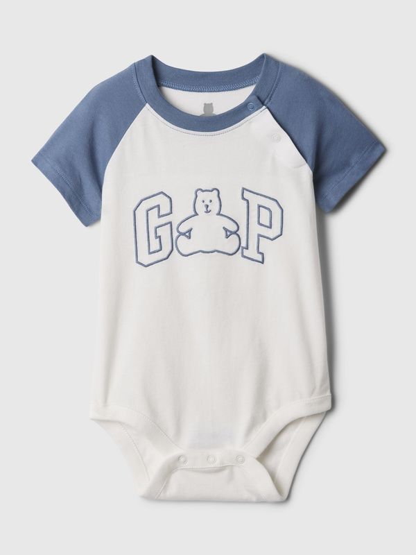 GAP Blue and white boys' bodysuit GAP