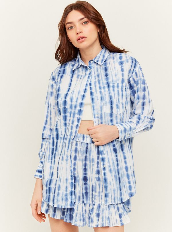 TALLY WEiJL Blue and White patterned shirt TALLY WEiJL - Women