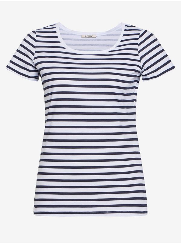 Orsay Blue-and-white striped T-shirt ORSAY