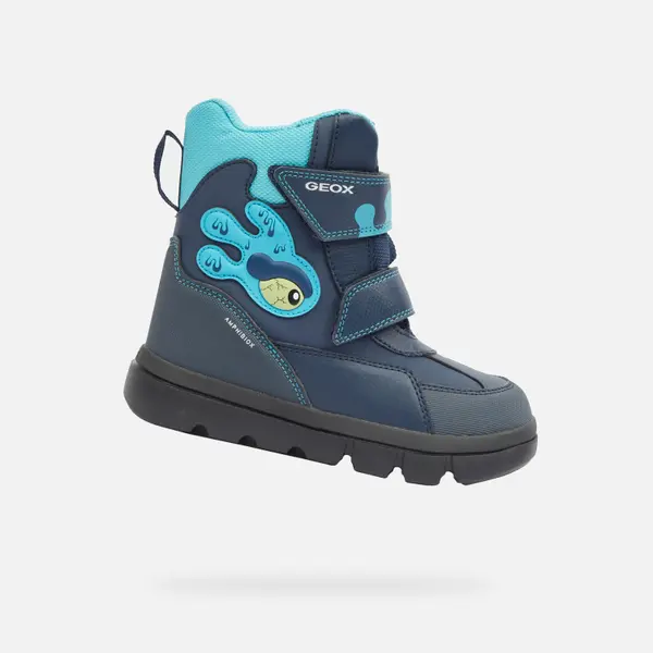 GEOX Blue boys' ankle boots Geox Willaboo AB - Boys