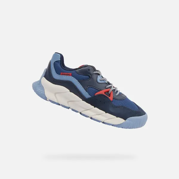 GEOX Blue boys' sneakers Geox Flexyper Pro Boy - Boys