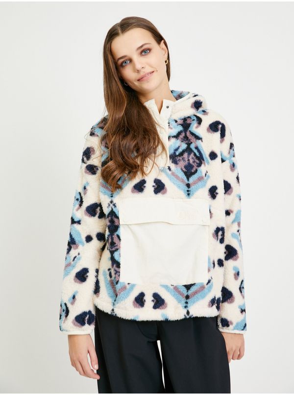 Picture Blue-cream Women's Patterned Jacket Picture D - Women