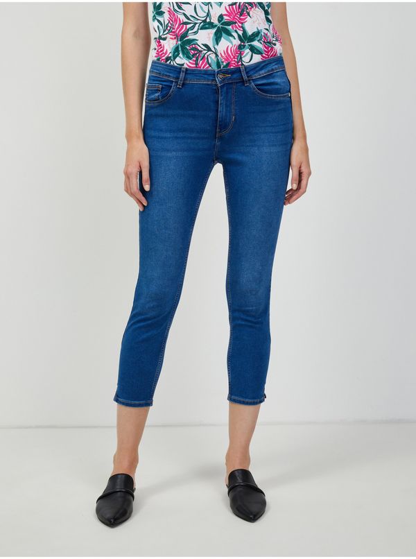 Orsay Blue cropped skinny fit jeans ORSAY