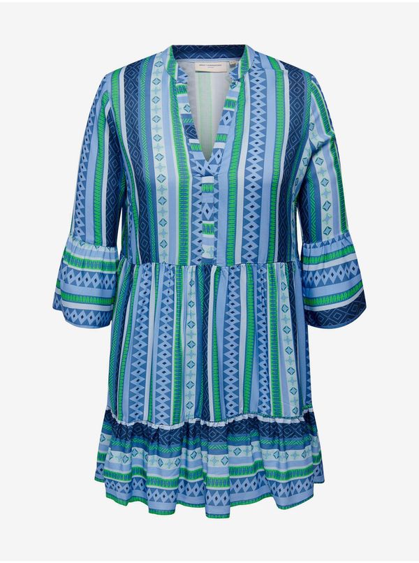 Only Blue Ladies Striped Dress ONLY CARMAKOMA Marrakesh - Women
