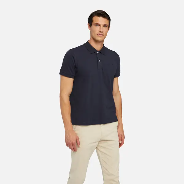 GEOX Blue men's polo shirts Geox Polo - Men