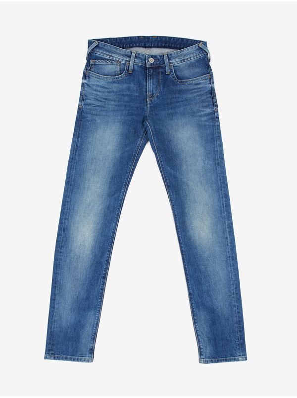 Pepe Jeans Blue Mens Slim Fit Jeans Jeans Hatch - Men