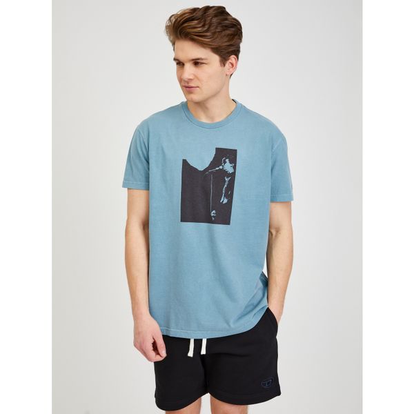 Diesel Blue Men's T-Shirt Diesel - Men