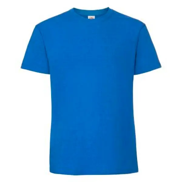 Fruit of the Loom Blue Men's T-shirt Iconic 195 Ringspun Premium Fruit of the Loom