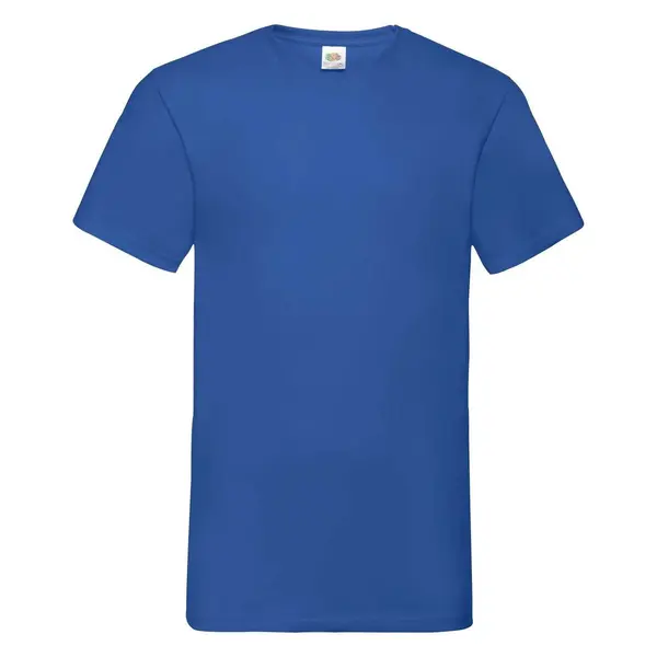 Fruit of the Loom Blue Men's T-shirt Valueweight V-Neck Fruit of the Loom