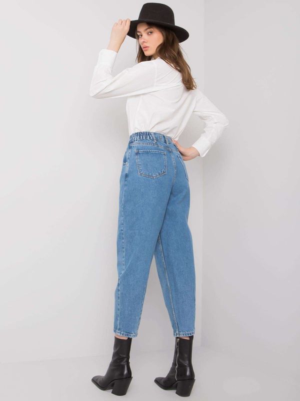 Fashionhunters Blue mom jeans Cortona