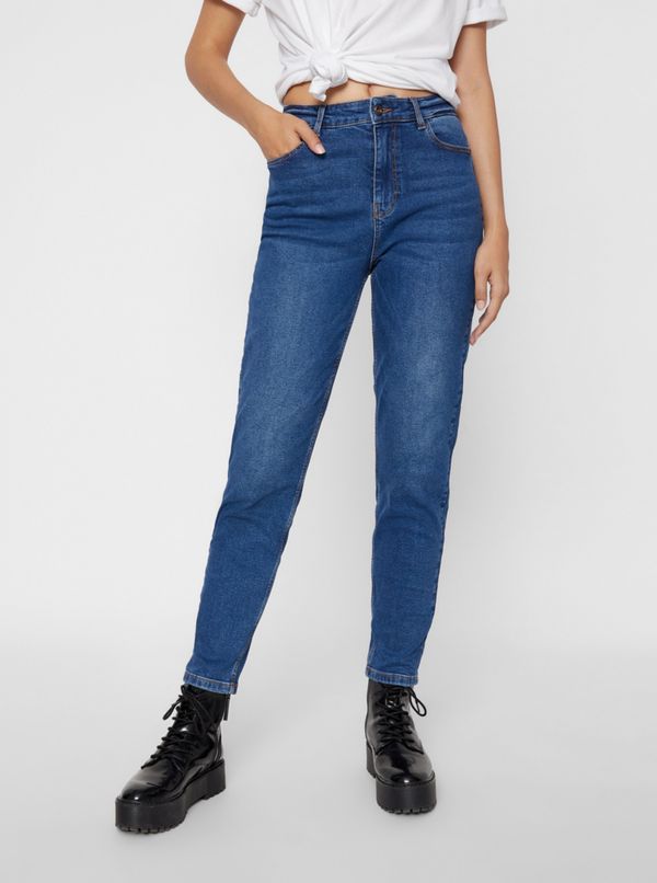 Pieces Blue Mom Jeans Pieces Kesia - Women