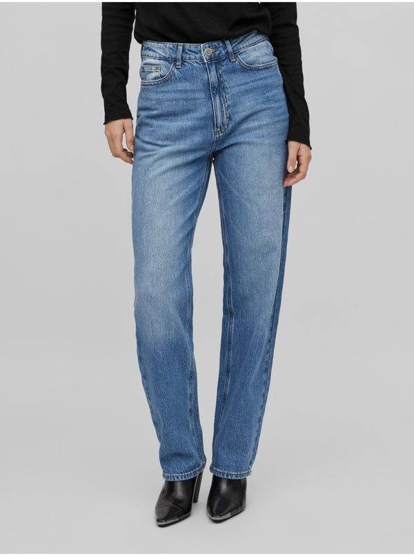 Vila Blue Women Straight Fit Jeans VILA Kelly - Women