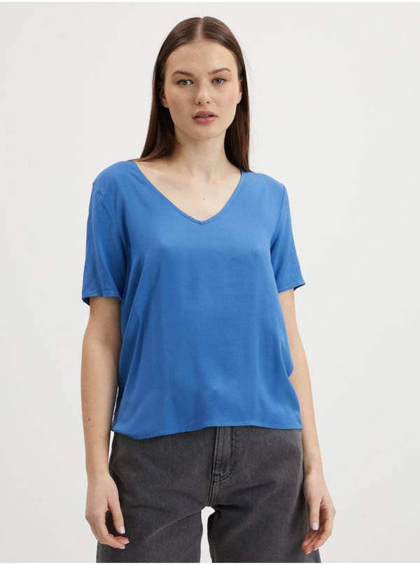 Vila Blue Womens Basic T-Shirt VILA Paya - Women