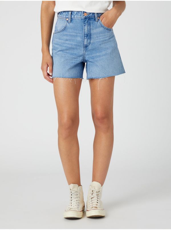 Wrangler Blue Womens Denim Shorts Wrangler - Women