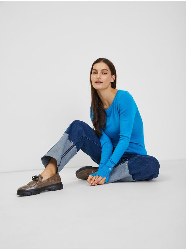 Orsay Blue women's lightweight sweater ORSAY