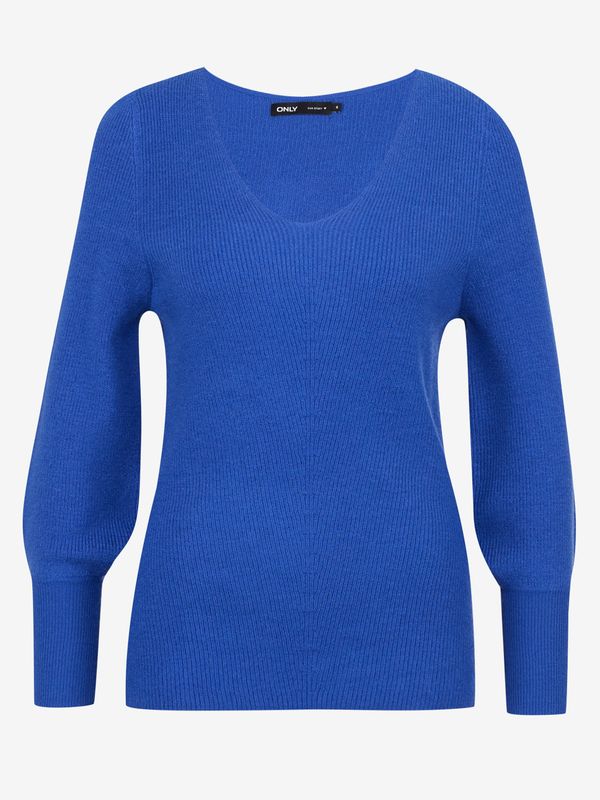 Only Blue women's ribbed sweater ONLY Onlatia