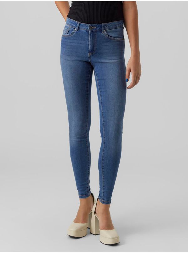 Vero Moda Blue women's skinny fit jeans Vero Moda Alia - Women