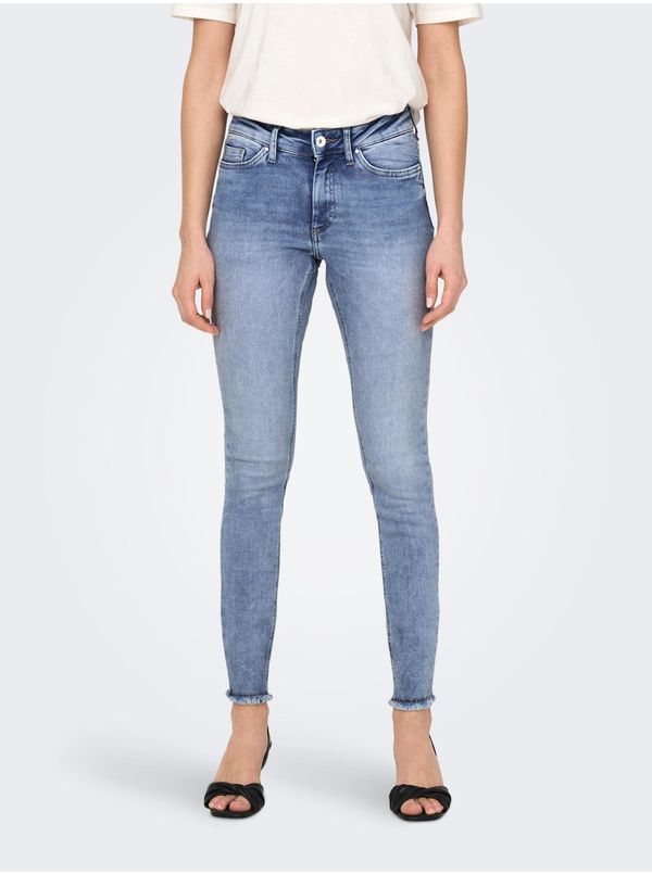 Only Blue Womens Skinny Fit kavbojke z vezenim učinkom SAMO rdečilo - ženske